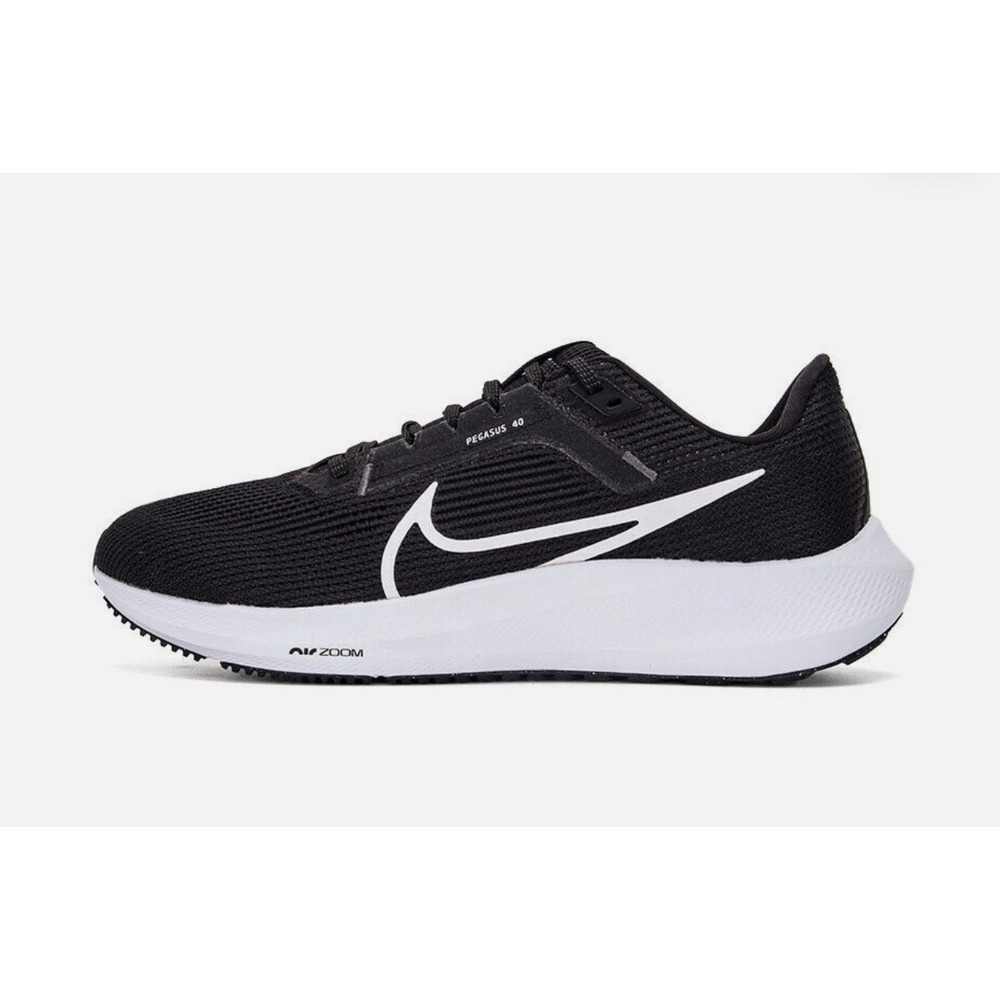 Women's Nike Air Zoom Pegasus 40 Black White‎ Running Jogging Shoes DV3854-001